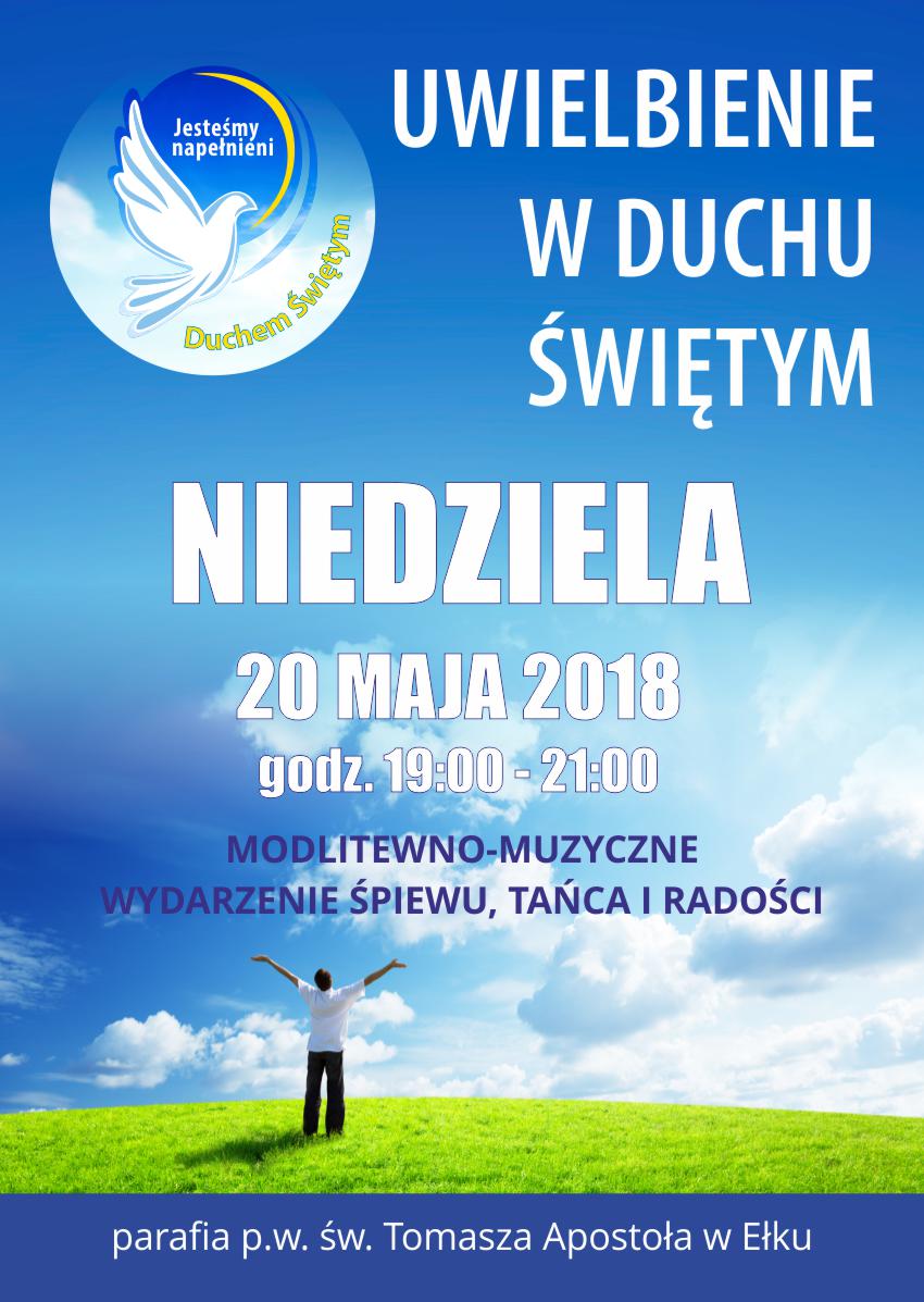 2018 plakat uwielbienie