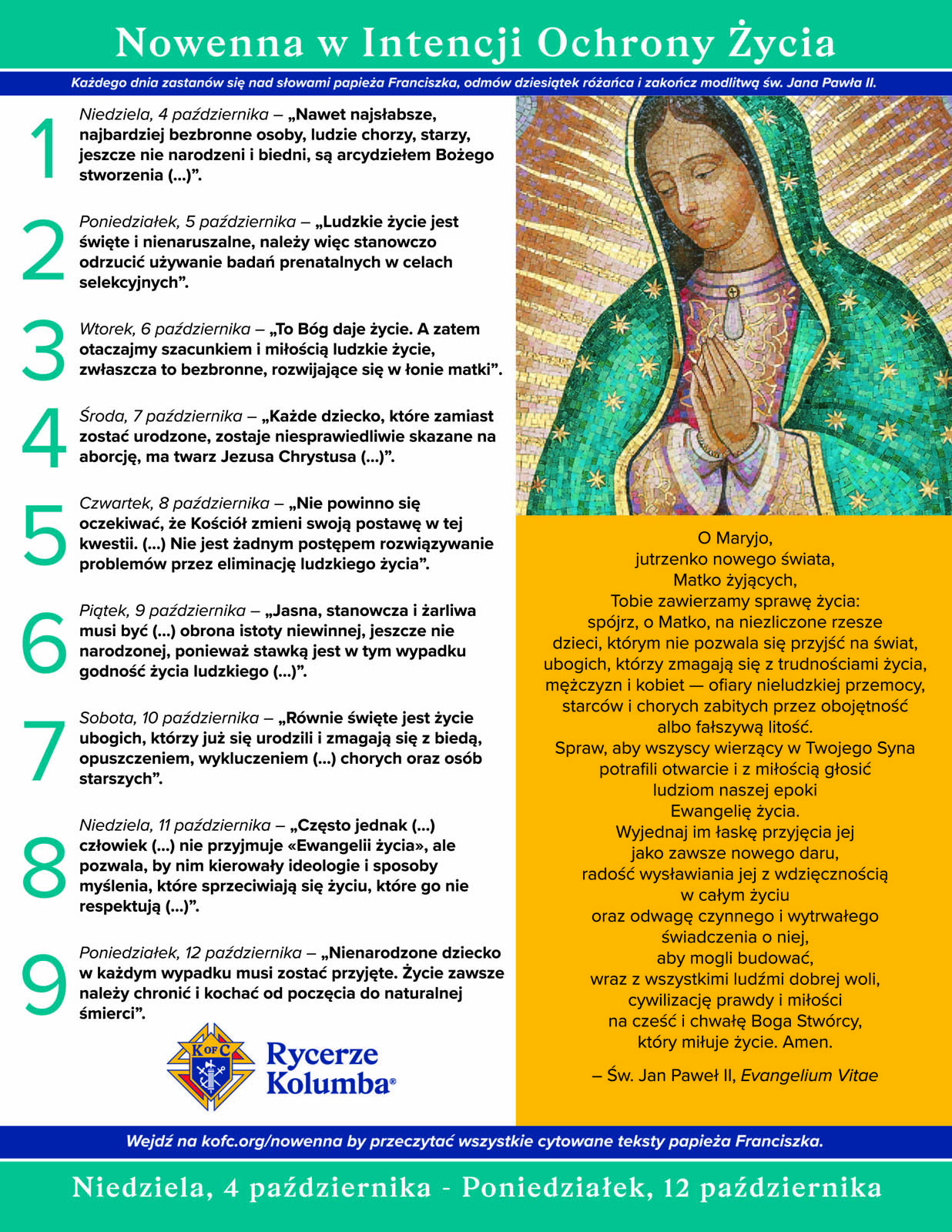 20201004 12 novena for the cause of life