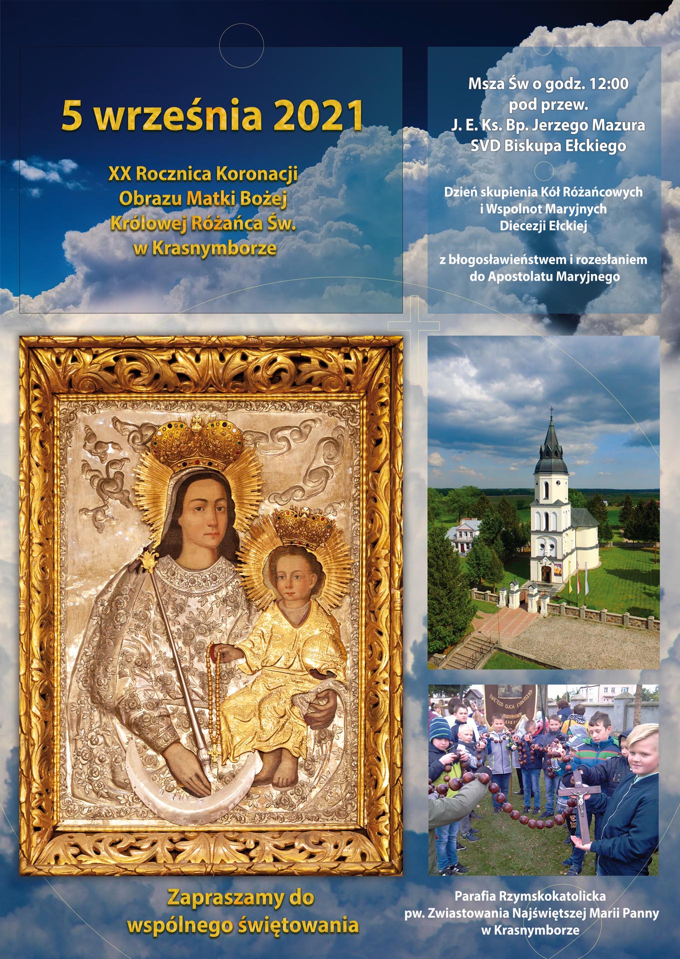 20210905 XX lecie koronacji obrazu matki bozej krolowej rozanca