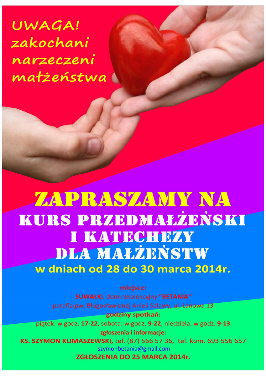 kurs plakat marzec